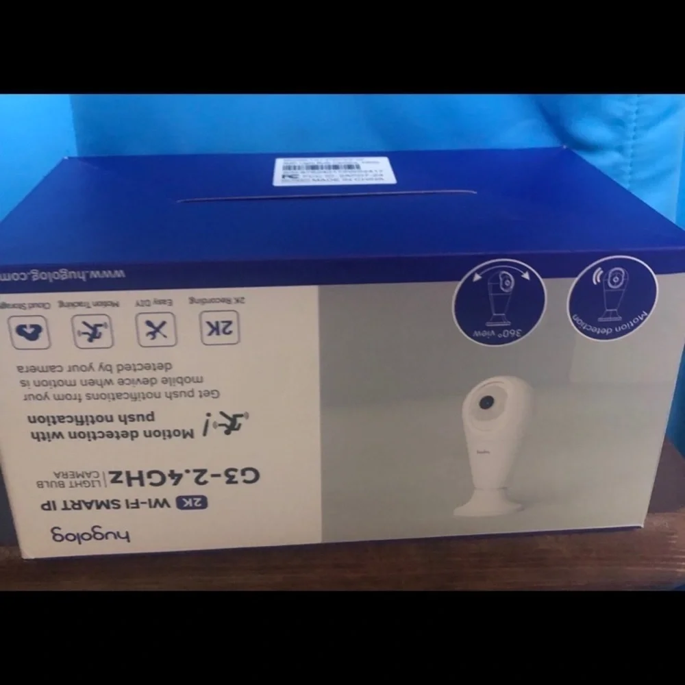 2K Light Bulb Security Camera Wireless Outdoor-2.4GHz